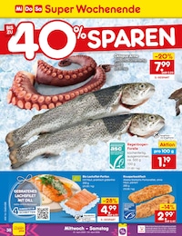 Lachsfilet im Netto Marken-Discount Prospekt Aktuelle Angebote auf S. 52