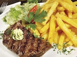 Rumpsteak mit Pommes & Kräuterbutter Angebote bei BRAUN Möbel-Center Singen für 12,90 €