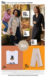 Promos Doudoune Femme dans le catalogue "Tex" de Carrefour Doudoune Femme en promo dans le catalogue Carrefour à la page 6