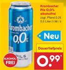 Pils 0,0% alkoholfrei Angebote von Krombacher bei Netto Marken-Discount Gotha für 0,99 €