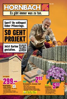 Hornbach Prospekt Ulm "Sport? Du schleppst lieber Pflanzringe." mit 33 Seiten
