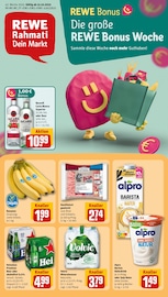 Aktueller REWE Prospekt mit Bananen, "Dein Markt", Seite 1