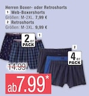 Herren Boxer- oder Retroshorts  im aktuellen Marktkauf Prospekt für 7,99 €