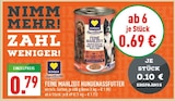 Feine Mahlzeit Hundenassfutter Angebote von Edeka Herzstück bei Marktkauf Bielefeld für 0,69 €