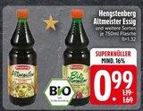 Altmeister Essig von Hengstenberg im aktuellen EDEKA Prospekt für 0,99 €