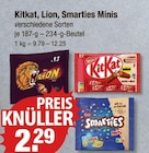 Kitkat, Lion, Smarties Minis von Kitkat, Lion, Smarties im aktuellen V-Markt Prospekt für 2,29 €