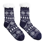 Chaussettes d'intérieur homme en promo chez Carrefour Aulnay-sous-Bois à 5,99 €