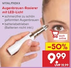 Netto Marken-Discount Salching - Augenbrauen-Rasierer mit LED-Licht Angebot im Prospekt Augenbrauen-Rasierer mit LED-Licht bei Netto Marken-Discount im Salching Prospekt für 9,99 €