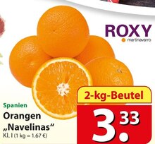 ROXY Orangen „Navelinas“ bei famila Nordost in Hamburg ROXY Orangen „Navelinas“ im Angebot bei famila Nordost Hamburg für 3,33 €
