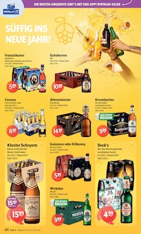 Franziskaner im Trink und Spare Prospekt "Aktuelle Angebote" mit 10 Seiten (Leverkusen)