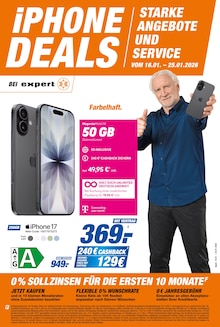 expert Prospekt iPHONE DEALS mit 6 Seiten