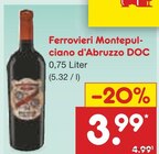 Ferrovieri Montepulciano d'Abruzzo DOC im Angebot bei Netto Marken-Discount in Siegen Ferrovieri Montepulciano d'Abruzzo DOC Angebote bei Netto Marken-Discount Siegen für 3,99 €