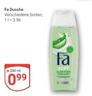 Soft Aloe Vera Joghurt Angebote von Fa bei GLOBUS Erlangen für 0,99 €