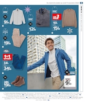 Promos Chemise Homme dans le catalogue "Les petits prix ne se cachent pas" de Carrefour à la page 7