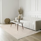 Tapis à carreaux beige crème 160x230 cm en promo chez Décor Discount Rodez à 83,50 €