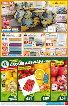 Spannbettlaken im Norma Prospekt "Mehr fürs Geld" mit 21 Seiten (München)