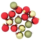 Ernstings family Lübbenau - 16 Weihnachtskugeln im Set Angebot im Prospekt 16 Weihnachtskugeln im Set bei Ernstings family im Lübbenau Prospekt für 4,99 €