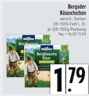 Käsescheiben im EDEKA Prospekt Käsescheiben von Bergader im aktuellen EDEKA Prospekt für 1,79 €