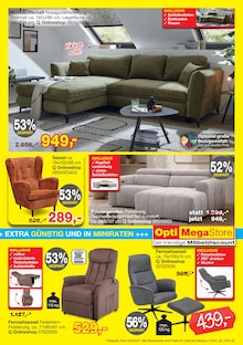 Sofa im aktuellen Opti-Megastore Prospekt (Bremerhaven) Sofa im Opti-Megastore Prospekt "Hot Sommer Sale" mit 17 Seiten (Bremerhaven)