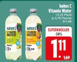 Vitamin Water im EDEKA Prospekt Vitamin Water von hohes C im aktuellen EDEKA Prospekt für 1,11 €