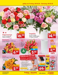 Netto Marken-Discount Blumen im Prospekt 