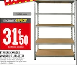 Étagere charges lourdes 5 tablettes - Batkor Étagere charges lourdes 5 tablettes à 31,50 € dans le catalogue Batkor