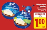 Camembert Unser Leicht im EDEKA Prospekt Camembert Unser Leicht von Weihenstephan im aktuellen EDEKA Prospekt für 1,00 €