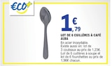 Promo Lot de 6 cuillères à café Alba à 1,79 € dans le catalogue E.Leclerc à Lannilis