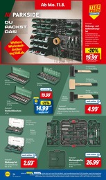 Werkzeugkoffer Angebot im aktuellen Lidl Prospekt auf Seite 34