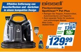 Fleckenreiniger SpotClean Pet Plus Angebote von Bissell bei HEM expert Ludwigsburg für 129,99 €