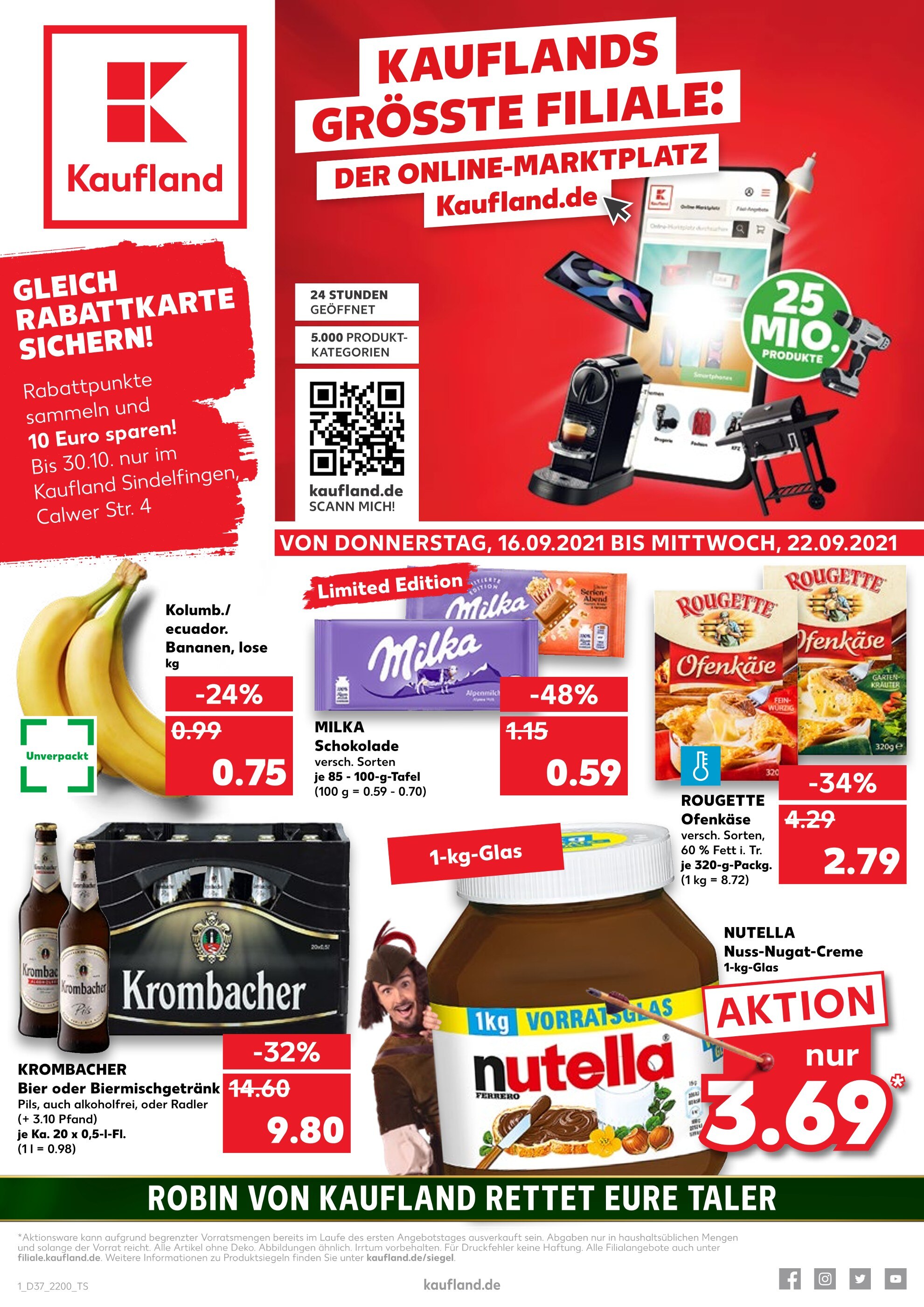 Kaufland Prospekt für Holzgerlingen mit 40 Seiten Kaufland Prospekt für Holzgerlingen: "JETZT KRÄFTIG SPAREN!", 40 Seiten, 16.09.2021 - 22.09.2021