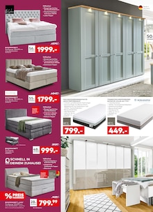 Matratze im aktuellen porta Möbel Prospekt (Osnabrück) Matratze im porta Möbel Prospekt "SUPER SPAR TAGE" mit 8 Seiten (Osnabrück)