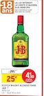 Scotch whisky blended Rare - J&B - Intermarché à Valence Scotch whisky blended Rare - J&B en promo chez Intermarché Valence à 25,00 €
