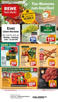 Cola im aktuellen REWE Prospekt (Lünen) Cola im REWE Prospekt "Dein Markt" mit 31 Seiten (Lünen)