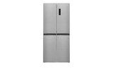 Exquisit Cross-Door  MD365-125-040D ¦ silber ¦ Metall lackiert,Kunststoff,Glas ¦ Maße (cm): B: 79 H: 180 T: 62.0 Elektrogeräte > » Höffner von Exquisit im aktuellen Höffner Prospekt für 667,99 €
