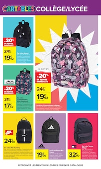 Promotion Adidas dans le prospectus Carrefour, valable du 30/06/2026 au 20/07/2026 Promo Adidas dans le catalogue Carrefour du moment à la page 10
