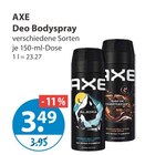 Deo Bodyspray von Axe im aktuellen V-Markt Prospekt für 3,49 €