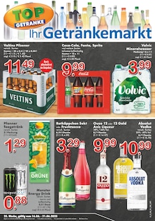 Veltins im TOP Getränke Prospekt "Aktuelle Angebote" mit 4 Seiten (Kaarst)