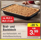 Brat- und Backblech im Angebot bei Zimmermann in Wiesbaden Brat- und Backblech Angebote bei Zimmermann Wiesbaden für 3,99 €