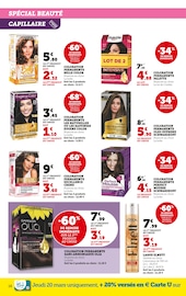 Promos Ammoniaque dans le catalogue "LES PRIX BAS de la beauté" de Hyper U à la page 16