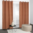 Rideau thermique Vinicio l. 135 x L. 240 cm Camel en promo chez Castorama La Garenne-Colombes à 29,90 €