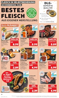 Grillfleisch im Kaufland Prospekt "KNÜLLER" mit 58 Seiten (Rostock)