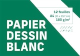 PAPIER À DESSIN BLANC - Bureau Vallée PAPIER À DESSIN BLANC à 0,79 € dans le catalogue Bureau Vallée
