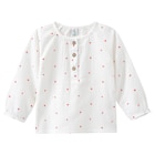 Ernstings family Kirchen - Baby Musselin-Bluse mit Erdbeer-Print Angebot im Prospekt Baby Musselin-Bluse mit Erdbeer-Print bei Ernstings family im Kirchen Prospekt für 9,99 €