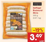 Geflügel Bratwurst Minis im Angebot bei Netto Marken-Discount in Moers Geflügel Bratwurst Minis Angebote bei Netto Marken-Discount Moers für 3,49 €