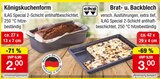 Königskuchenform, Brat- u. Backblech Angebote von chg bei Zimmermann Bremen für 2,00 €