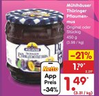 Thüringer Pflaumenmus von Mühlhäuser im aktuellen Netto Marken-Discount Prospekt