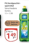 Handgeschirrspülmittel bei GLOBUS im Zwickau Prospekt für 1,49 €