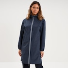 La Halle Lanester - Promo Parka longue impérméable coupe-vent gris foncé femme Promo Parka longue impérméable coupe-vent gris foncé femme à 49,99 € dans le catalogue La Halle à Lanester