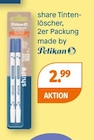 share Tintenlöscher im Müller Prospekt share Tintenlöscher von Pelikan im aktuellen Müller Prospekt für 2,99 €